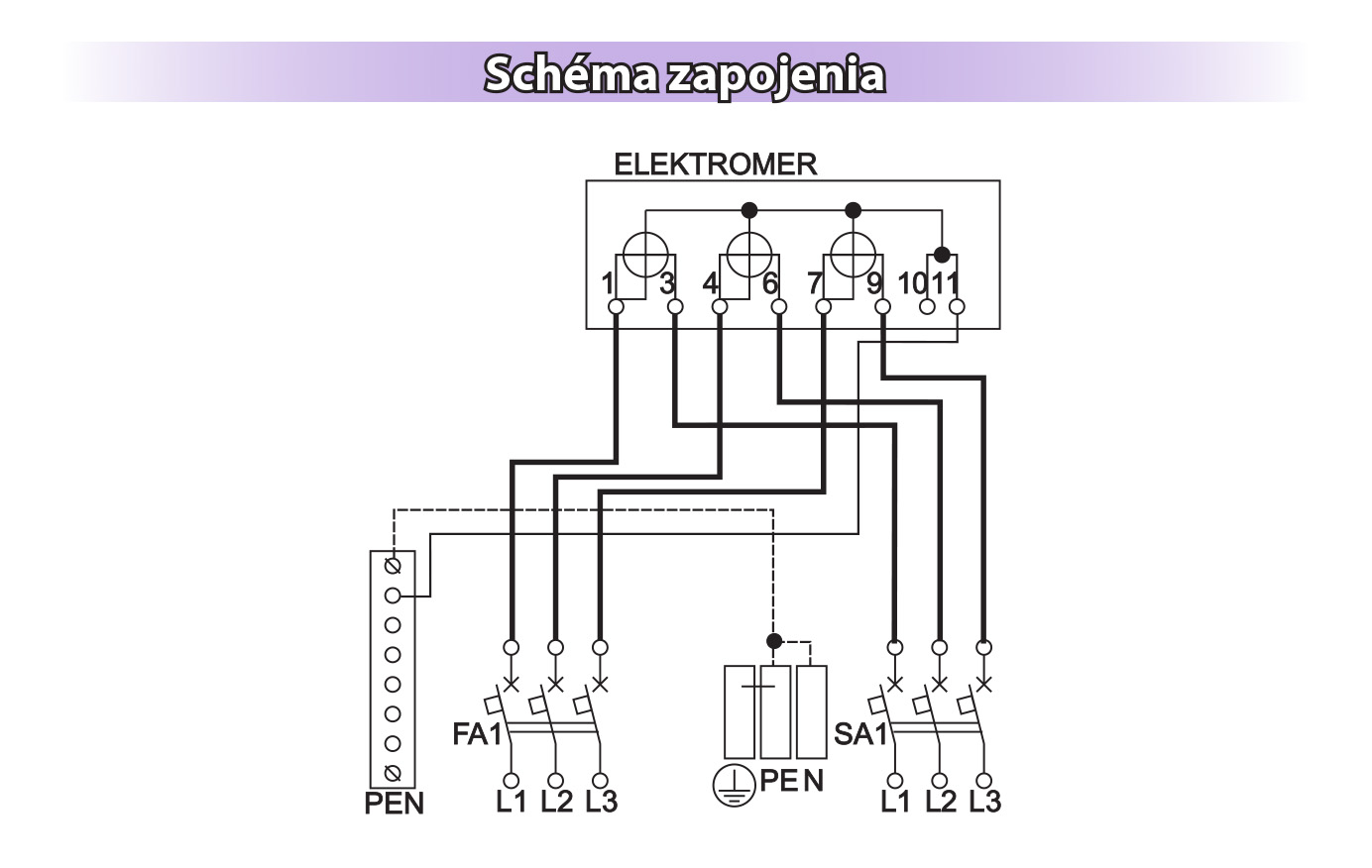 HASMA ER 2.0 F302 xxA P0, FVE, ZEM, OZ 3F-1T pilier - schéma zapojenia